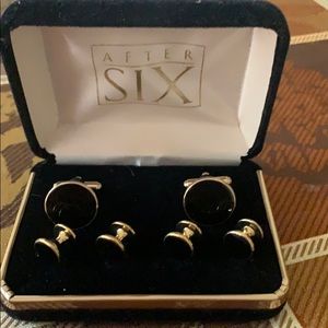 Black Onyx Vintage Cufflinks